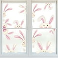 thumbnail image 6 of Matoen Easter Gifts for Kids, 18Pcs Easter Window Stickers Cartoon Bunny Rabbit Window Clings Reusable PVC Decal for Spring Glass Mirror Decor, 6 of 6