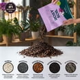 thumbnail image 4 of Rosy Soil Orchid Potting Mix, Coarse Fast Draining Orchid Soil with Biochar, Peat Free Mix for Healthy Roots, Indoor Orchids, 4 qt, 4 of 8