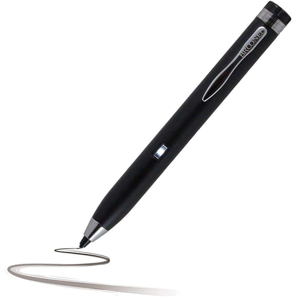 Broonel Black Fine Point Digital Active Stylus Pen Compatible with HP ProBook 450 G6 15.6" FHD Laptop