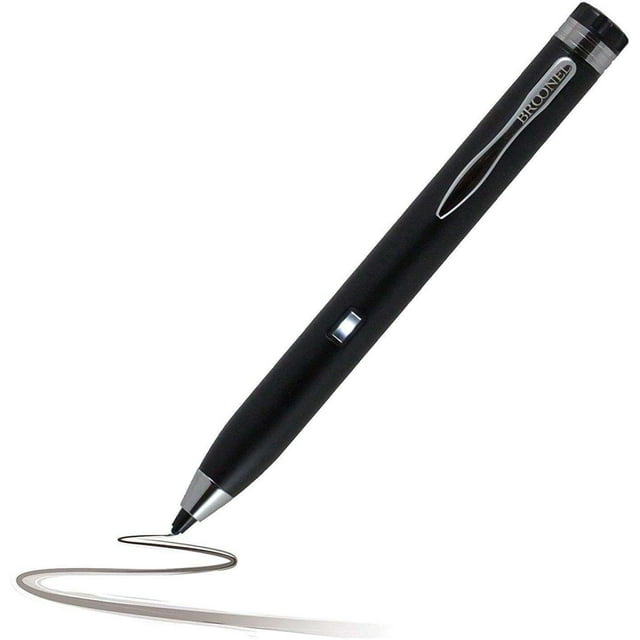 Broonel Black Fine Point Digital Active Stylus Pen Compatible with HP ProBook 450 G6 15.6" FHD Laptop