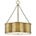 thumbnail image 2 of 3 Light Medium Drum Chandelier In Traditional Style 22 Inches Wide By 26.5 Inches High-Heritage Brass Finish Hinkley Lighting 4446Hb, 2 of 4