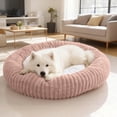 thumbnail image 3 of Lit pour Animaux de Compagnie Rond Intérieur Housse de Cordon Amovible Lavable Coussin Confortable pour Chien Chat, 3 of 4