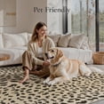 thumbnail image 5 of KUETH 2.5x8 Leopard Runner Rug Machine Washable, Kitchen Runner Rug for Floor and Hallway, Non Slip Flat Pile Area Rug with Rubber Backing for Entryway Bathroom Bedroom Laundry, 5 of 7