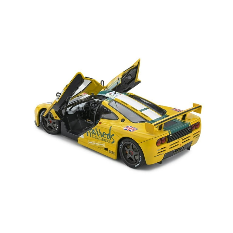 Solido S1804105 1:18 F1 GT-R Short Tail 24h Le Mans 1995-Harrods McLaren  Collectible Miniature car, Multi