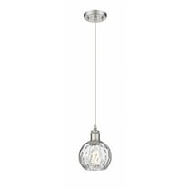 Innovations Lighting - Athens Water Glass - 1 Light Cord Hung Mini Pendant In