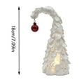thumbnail image 3 of Luoshdecor Christmas Tree Curved Shape Tabletop Decoration,Resin Small Xmas Tree Statue for Home Office Holiday Party 7 in, 3 of 4