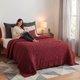 thumbnail image 3 of Cobertor Ligero King Size Elefantito Ginger Color Vino Suave Textura 3D, 3 of 6