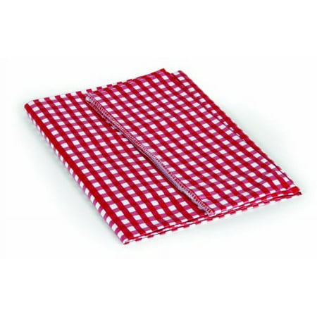 Camco 51018 Red & White Vinyl Tablecloth