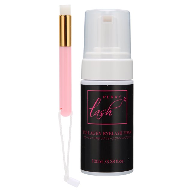 Champú de limpieza de pestañas de 100ml, champú suave para injerto de pestañas, Mousse con cepillo