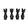 thumbnail image 2 of veasfak 4 Pcs/Set Kitten Cartoon Clip Clothes Pin Multi Use Photo Holder Portable Drying Black, 2 of 9