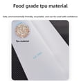 thumbnail image 4 of 1L food-grade TPU foldable soft water bottle, portable soft water bag for outdoor running, cycling, and hiking, with baby-grade silicone nozzle for reusable hydration, 4 of 5