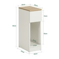 thumbnail image 3 of SoBuy Bedside Table Nightstand Side End Table Sofa Living room FBT111-WN, 3 of 8