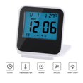 thumbnail image 1 of Herwey Portable Alarm Clock,Portable Foldable Tabletop Travel Digital Alarm Clock with Temperature Calendar Date Week, Mini Digital Alarm Clock, 1 of 8