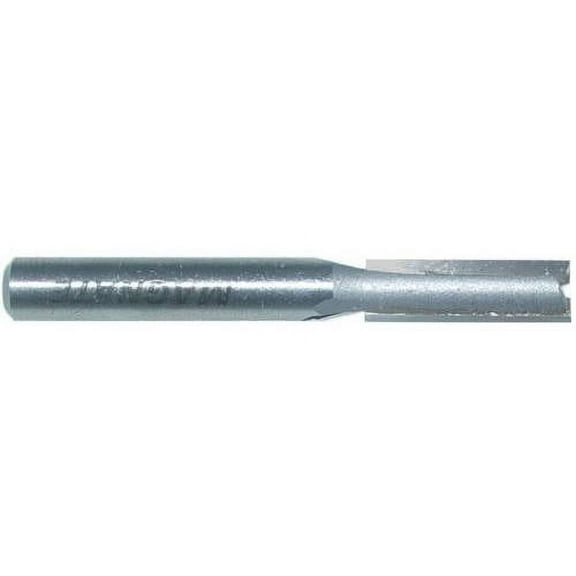 Magnate 201 Straight 1/4" Shank Carbide Tipped Router Bit — 1/4" Cutting Diameter; 3/4" Cutting Length; 1/4" Shank Diameter; 1-1/4" Shank Length