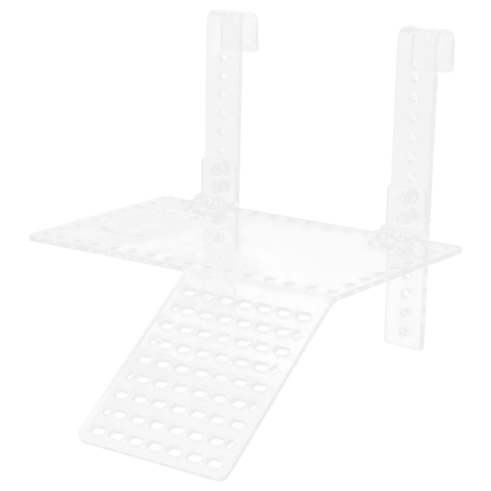 YUYUETIME Acrylic Turtle Basking Shelf for Aquarium, Space-Saving Hanging Design with and Sturdy Construction