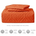 thumbnail image 5 of Exclusivo Mezcla Twin Quilt Bedding Set, Lightweight Soft Bedspreads Coverlets with 1 Pillow Sham, Modern Orange Quilts Twin XL Size for All Seasons, 5 of 7