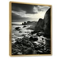 thumbnail image 2 of Designart "Coastline of Normandy, France" Nautical & Beach Floater Framed Canvas Wall Art, 2 of 7