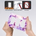 thumbnail image 4 of Butterfly Lavender Switch Cover Decorative Wall Plate 3-Gang Screwless Standard Size, 4 of 5