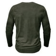 thumbnail image 6 of Clearance LYXSSBYX Mens Shirts Long Sleeve Clearance Men Casual Fashion Solid V-Neck Long Sleeve Pullover Breathable Shirt Blouse Tops, 6 of 7