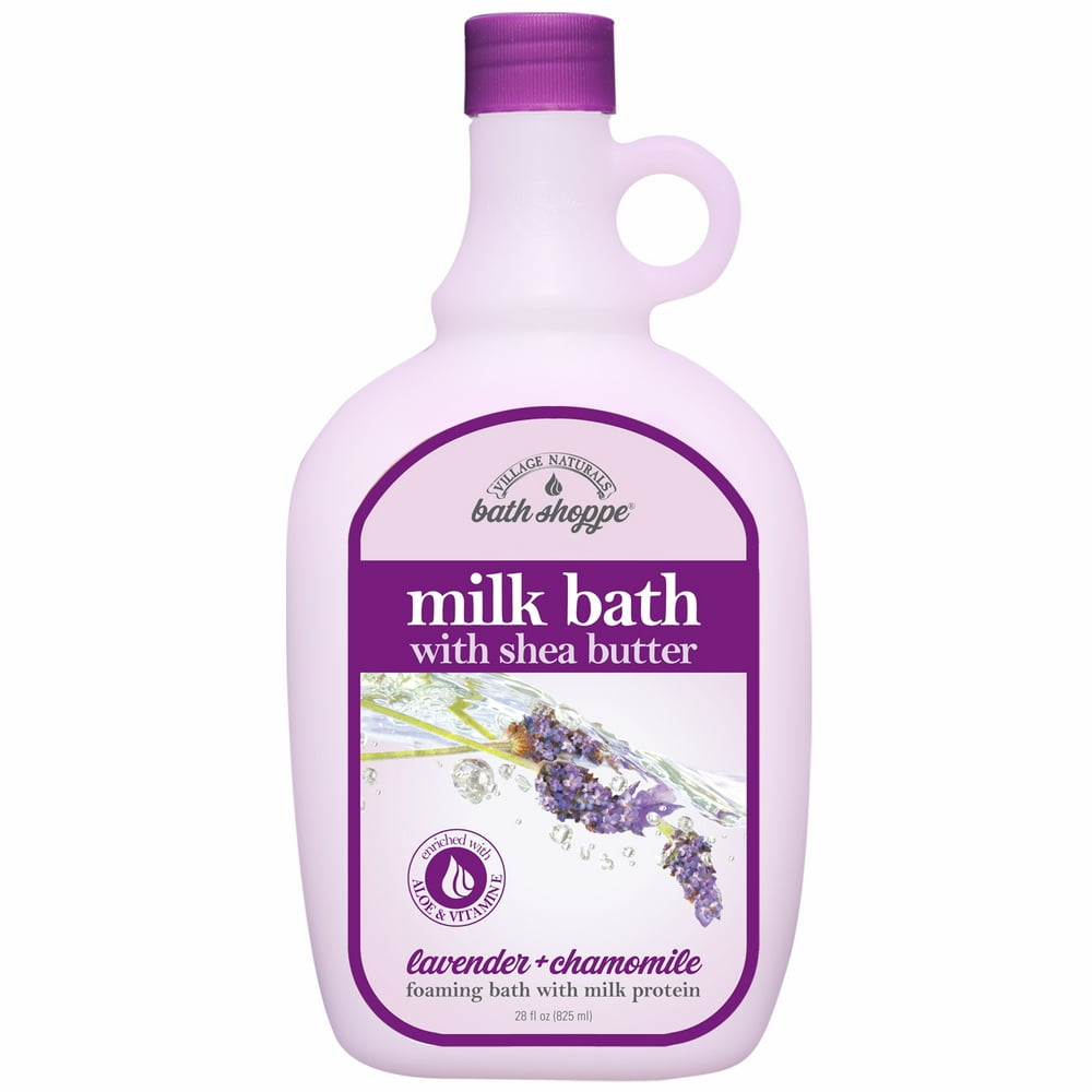 Village Naturals Therapy Bath Shoppe Lavender Milk Bath Moisturizing 28