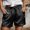 Dark Gray, variant on Women's Casual Flat Front Mid Rise Short Pants For Everyday Comfort Slim Fit Lightweight Summer Bottoms Women's Comfortable Lightweight Regular Pants Girl Pull On Sweatpants