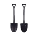 thumbnail image 3 of BalsaCircle 100 Black Mini Shovel Plastic Dessert Spoons Disposable Tableware, 3 of 8