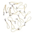 thumbnail image 4 of 20 Unids Poliéster Cordón Charm Cuelga El Cable Colgante Para El Teléfono Móvil Llaves Hallazgos Suministros Oro Sunnimix correa del acollador del teléfono, 4 of 8