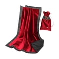 thumbnail image 4 of Accesorios de juegos de mesa, set de tela cuadrada de mantele de depósito, entusiastas de los tarots diarios del hogar, Rojo, 4 of 8