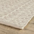 thumbnail image 5 of Bare Grey Handwoven Cotton Rug, 8' x 10', 5 of 6