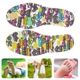 thumbnail image 4 of Shoe Insoles, Wear-resistant Breathable Cartoon Printed Pattern Children Shoe Insole  For Children For Sweat Absorb For Ultralight For Home Cartoon Car,Heart, 4 of 8