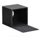 thumbnail image 4 of Tissue Box Leather Black Square Napkin Holder, 4 of 5