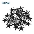 thumbnail image 3 of Uxcell 5Star Iron on Patches Embroidered Sew Patches Appliques Garment Embellishments 2.36x2.36" 50 Pcs Black, 3 of 7