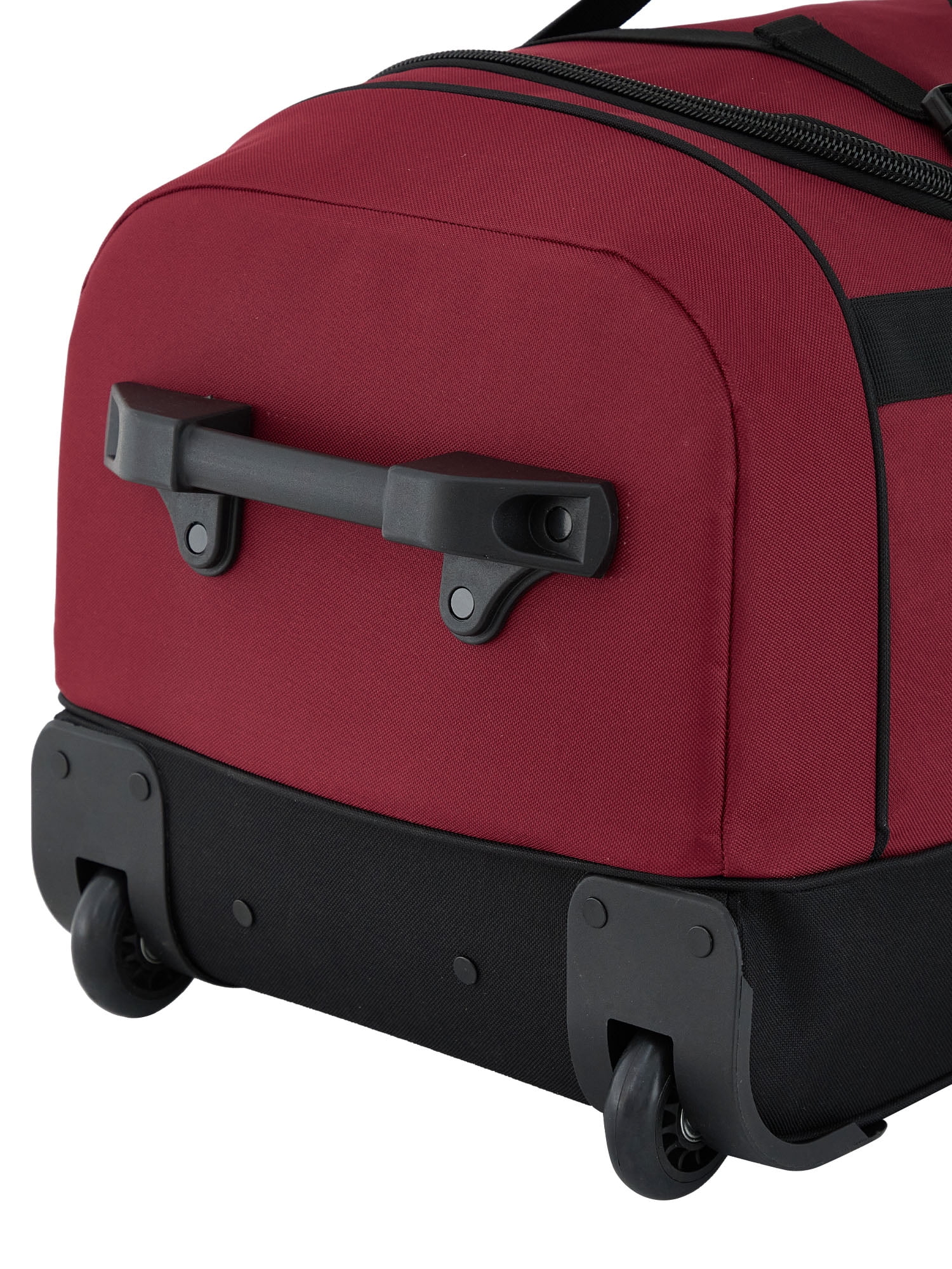 Protege Everyday Journey 25 in. Medium Rolling Duffel, Red