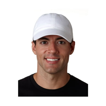 Green Low Profile Cap - Ultraclub Classic Low Profile Brushed Pre Curved Twill Cap, Style 8111