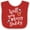 Red and White, variant on Inktastic Will You Marry Daddy-ring White Boys or Girls Baby Bib