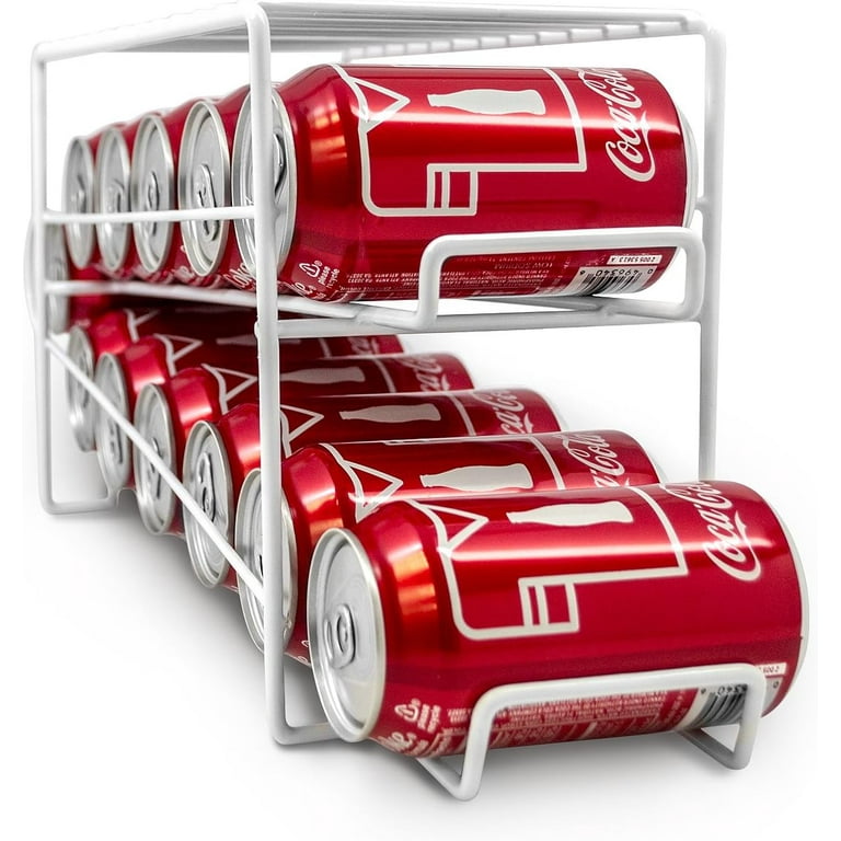 Buy Wisdom Star 2 Pack Soda Can Organizer Rack for Pantry, Stackable  Beverage Soda Can Storage Dispenser Holder for Refrigerator, Cabinet, Black  Online at desertcartINDIA