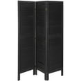 thumbnail image 4 of Oriental Furniture 5 1/2 ft. Tall Venetian Room Divider - 4 Panel - Black, 4 of 5