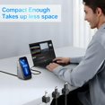 thumbnail image 2 of 18 Pack Cord Organizer Holder,Magnetic Cable Clips Management,Easy Strong Adhesive Phone USB Charger Cord,Hide Or Organize Desk Cable for Kitchen,Office,Car,Nightstand（Black）, 2 of 7