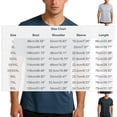 thumbnail image 2 of Men's Running T-Shirt with Reflective Striped, Short Sleeve Sports Breathable Tee Tops for Outdoor Dark Gray XXL, 2 of 8