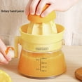 thumbnail image 2 of Citrus Juicer Manual, Handheld Compact Portable Extractor, Household Rotary Squeezer with Easy Pour Spout Compact Juicer for Juice Oranges Lemons Limes, Fruit (Green), 2 of 9