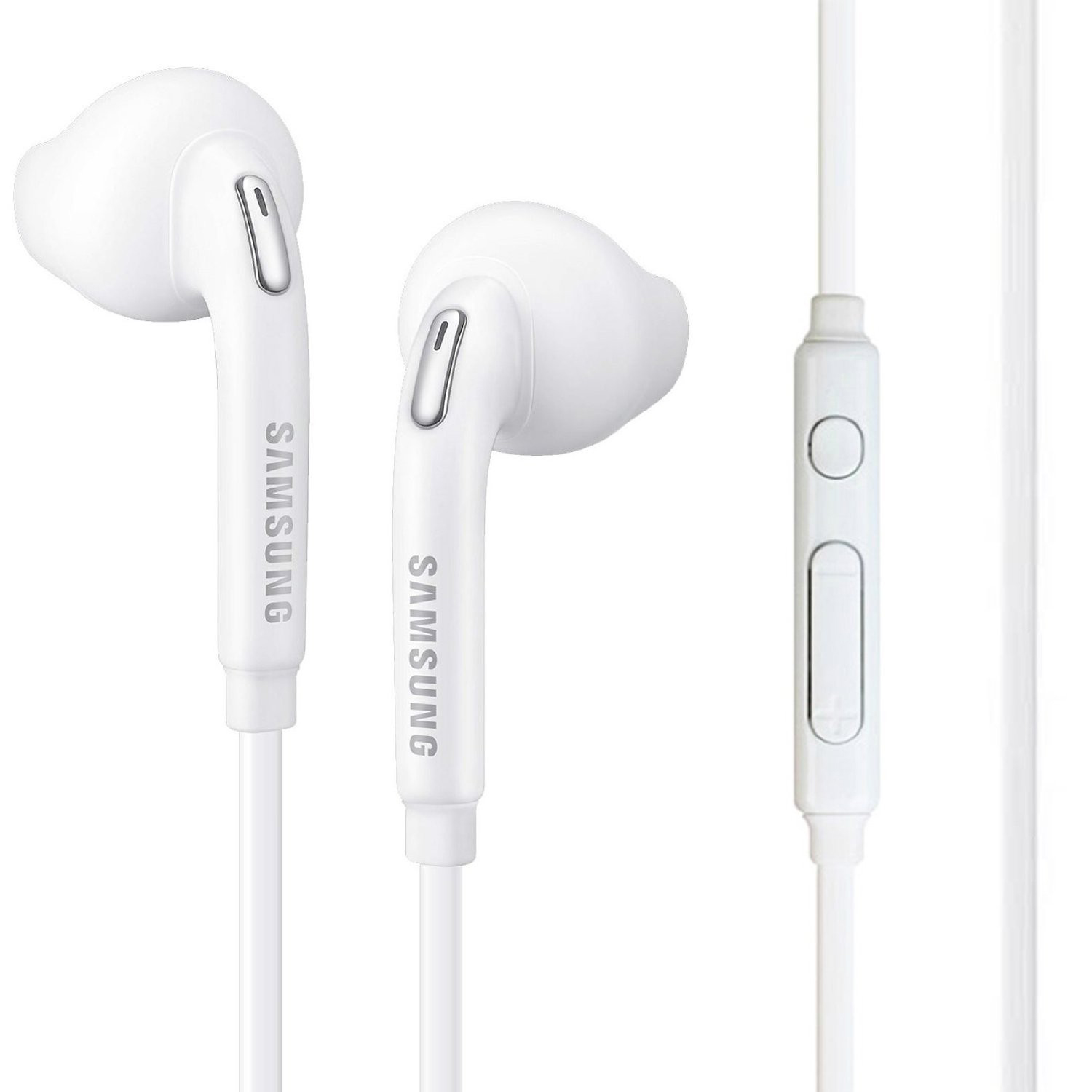 Samsung 3.5mm Earphones/Earbuds/Headphones Stereo Mic&Remote Control Compatible All Samsung Galaxy S6 Edge+/ S6/ Note 8/Note 9/ S8/S8+ S9/S9+ Compatible iPhone 6/6plus/6S/6S Plus/5S/5c [4Pack] - image 2 of 5