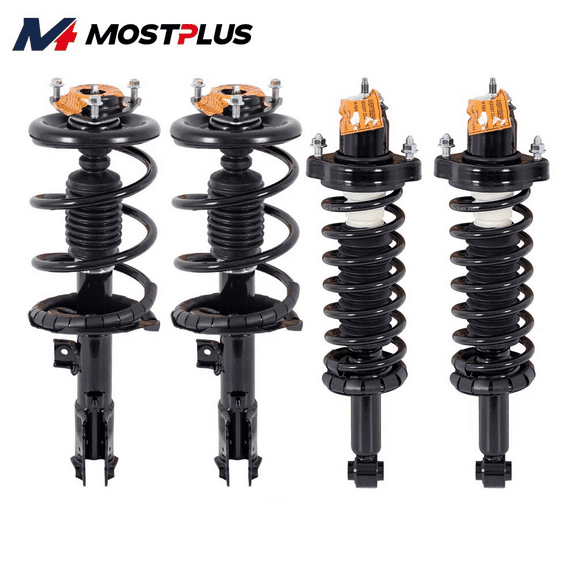 MOSTPLUS 4PCS Front Rear Complete Shock Struts Assembly for 2008-2017 Mitsubishi Lancer