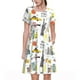thumbnail image 1 of Balery New York Vestidos sueltos de manga corta para mujer, vestidos de verano 2025, vestidos casuales de corte A con vuelo., 1 of 6