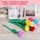 thumbnail image 2 of 24 Pcs Graduation Flowers Graduation Plush Rose Mother's Day Flower Toy Colorful Stuffed, Plush Bouquet Bendable Stems 12.5 Inch, 2 of 5