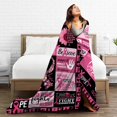 thumbnail image 5 of Breast Cancer Awareness Blanket Breast Cancer Survivor Gifts for Women Cancer Throw Blankets Fight Cancer Gift for Chemo Patients Friends Colleagues 50x60 in, 5 of 6