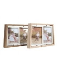 thumbnail image 5 of Creative Nordic 6-inch wooden double-sided rotating photo frame decoration one-piece Photo Frame multi-combination photo frame, 5 of 5