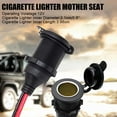 thumbnail image 3 of SharkTRUE Waterproof 12V Cigarette Lighter Socket Plug With Cover For Universal Vehicles, 3 of 8