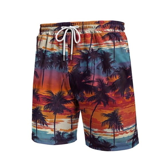 MuXiKeJi Clothes Mens Swim Trunks with Compression Liner Quick Dry Bathing Suit 9" Swimming Beach Shorts with Zipper Pockets