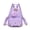 Purple, variant on Fashion Backpack Mini Backpack Purse for Women Purses PU Leather Pompom Backpack Shoulder Bag