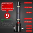 thumbnail image 4 of Linterna De Martillo De Seguridad Para Automóvil, Herramienta Táctica De Rescate De Emergencia, Kit De Escape Con Energía Solar Recargable Led De Alto Lúmenes, Rompevidrios De Ventana Y Cinturón De S, 4 of 5